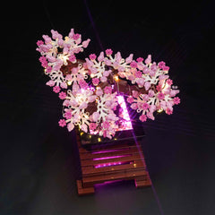 LED-beleuchtungsset für LEGO® Bonsai Tree 10281 Pinke Version