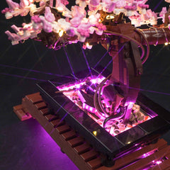 LED-beleuchtungsset für LEGO® Bonsai Tree 10281 Pinke Version