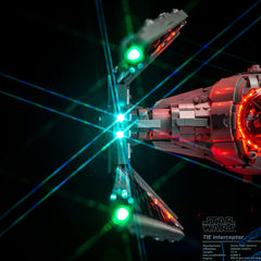 LED-beleuchtungsset für LEGO® Star Wars TIE Interceptor™ 75382