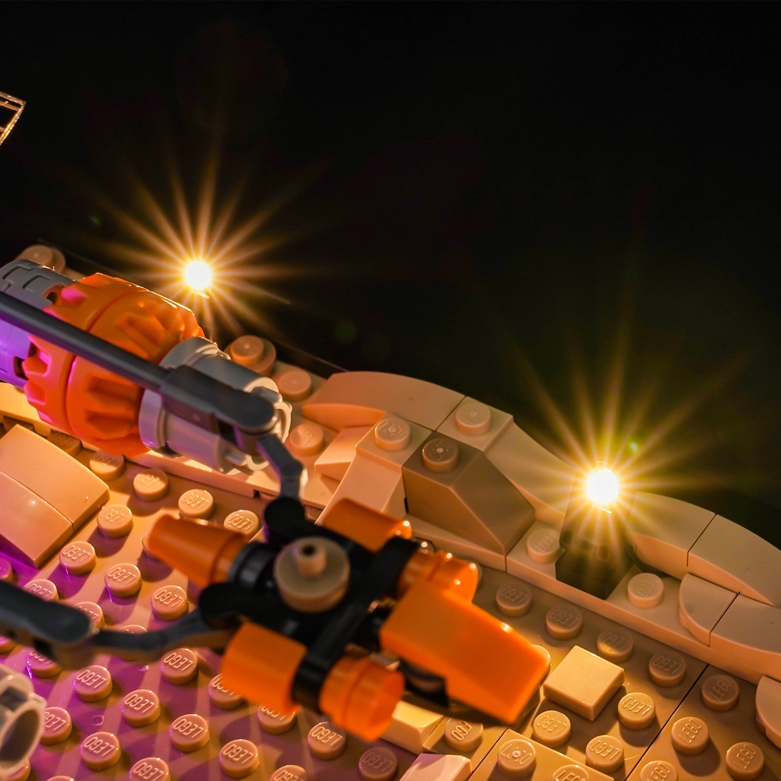 LED-beleuchtungsset für LEGO® Mos Espa Podrace Diorama 75380