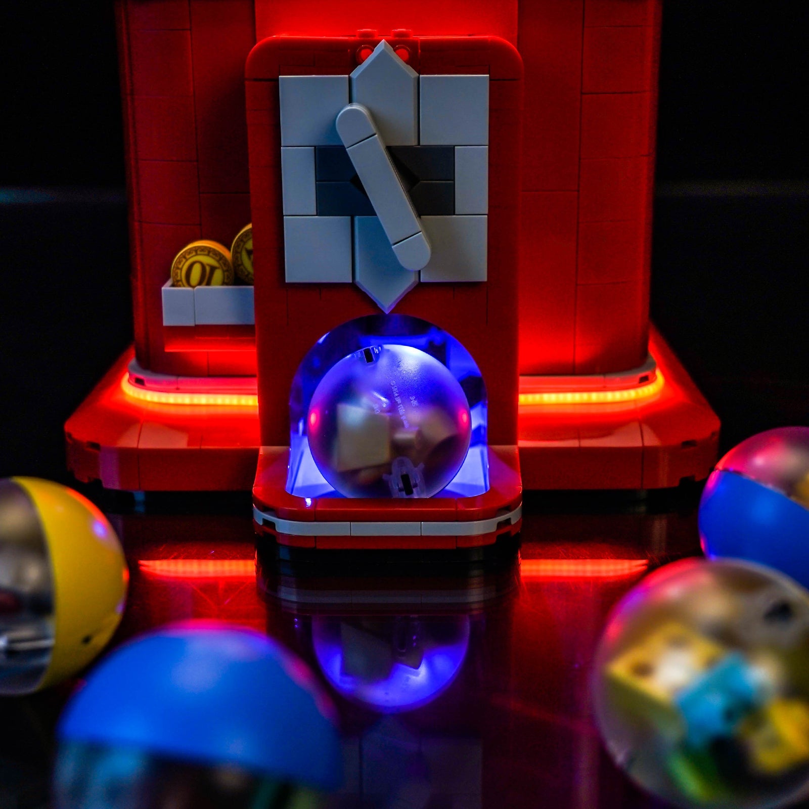 LED-beleuchtungsset für LEGO® Ideas Minifigure Vending Machine 21358 Warmlicht-Version