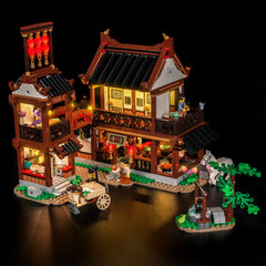 **LED-Beleuchtungsset für LEGO® Ancient Moon-Gazing Inn 80121**