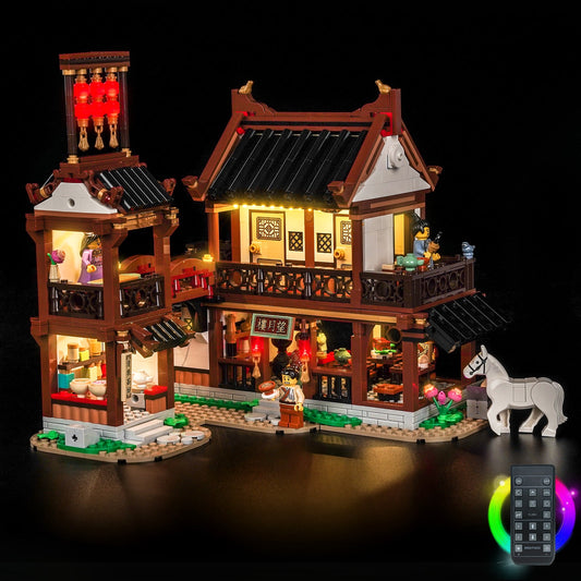 LED-Beleuchtungsset für LEGO® Ancient Moon-Gazing Inn 80121