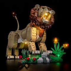 Bricklightlab Light Kit for LEGO Creator 3-in-1 Wild Animals: Majestic Lion 31386