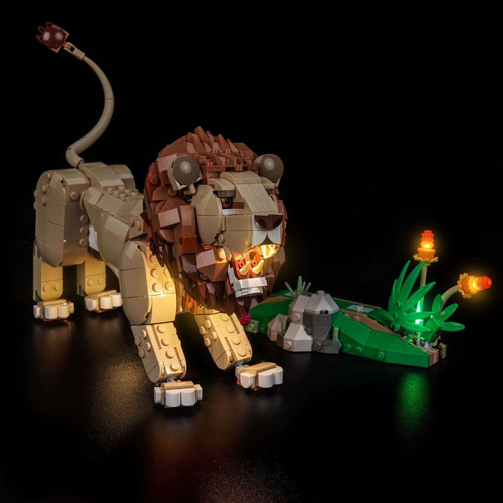 Bricklightlab Light Kit for LEGO Creator 3-in-1 Wild Animals: Majestic Lion 31386