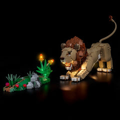 Bricklightlab Light Kit for LEGO Creator 3-in-1 Wild Animals: Majestic Lion 31386