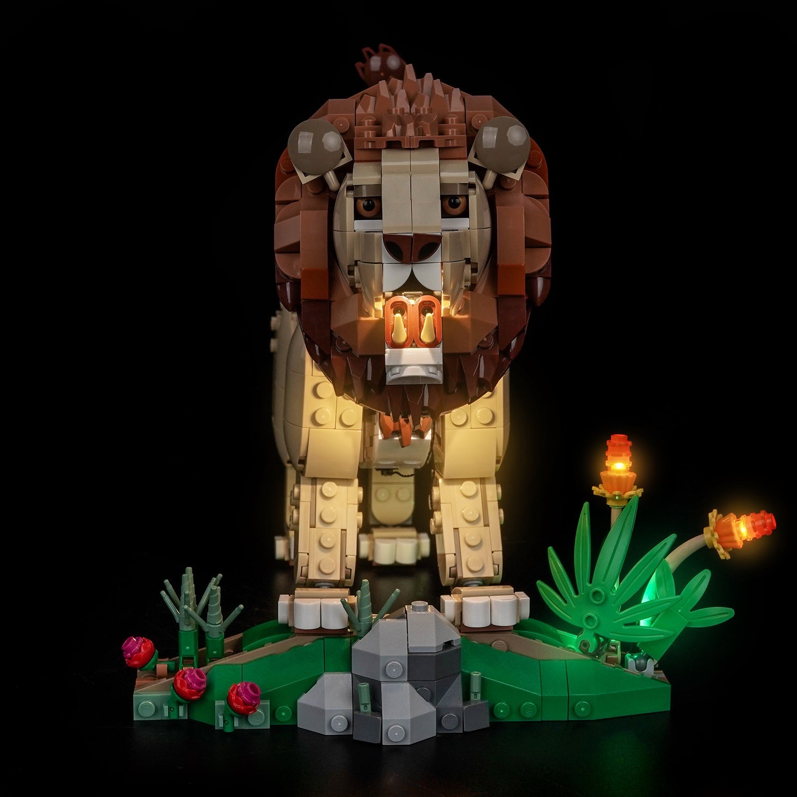 Bricklightlab Light Kit for LEGO Creator 3-in-1 Wild Animals: Majestic Lion 31386