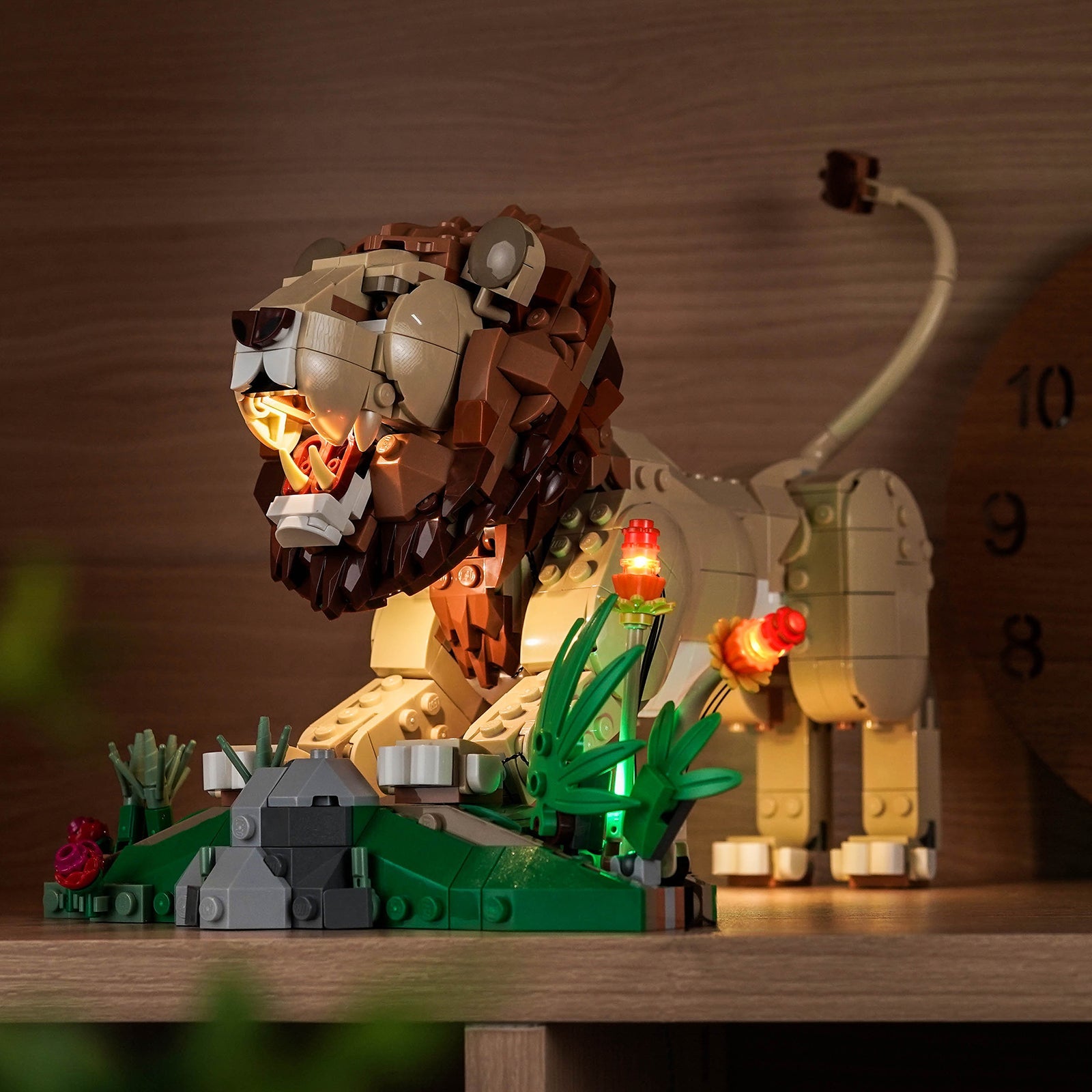Bricklightlab Light Kit for LEGO Creator 3-in-1 Wild Animals: Majestic Lion 31386