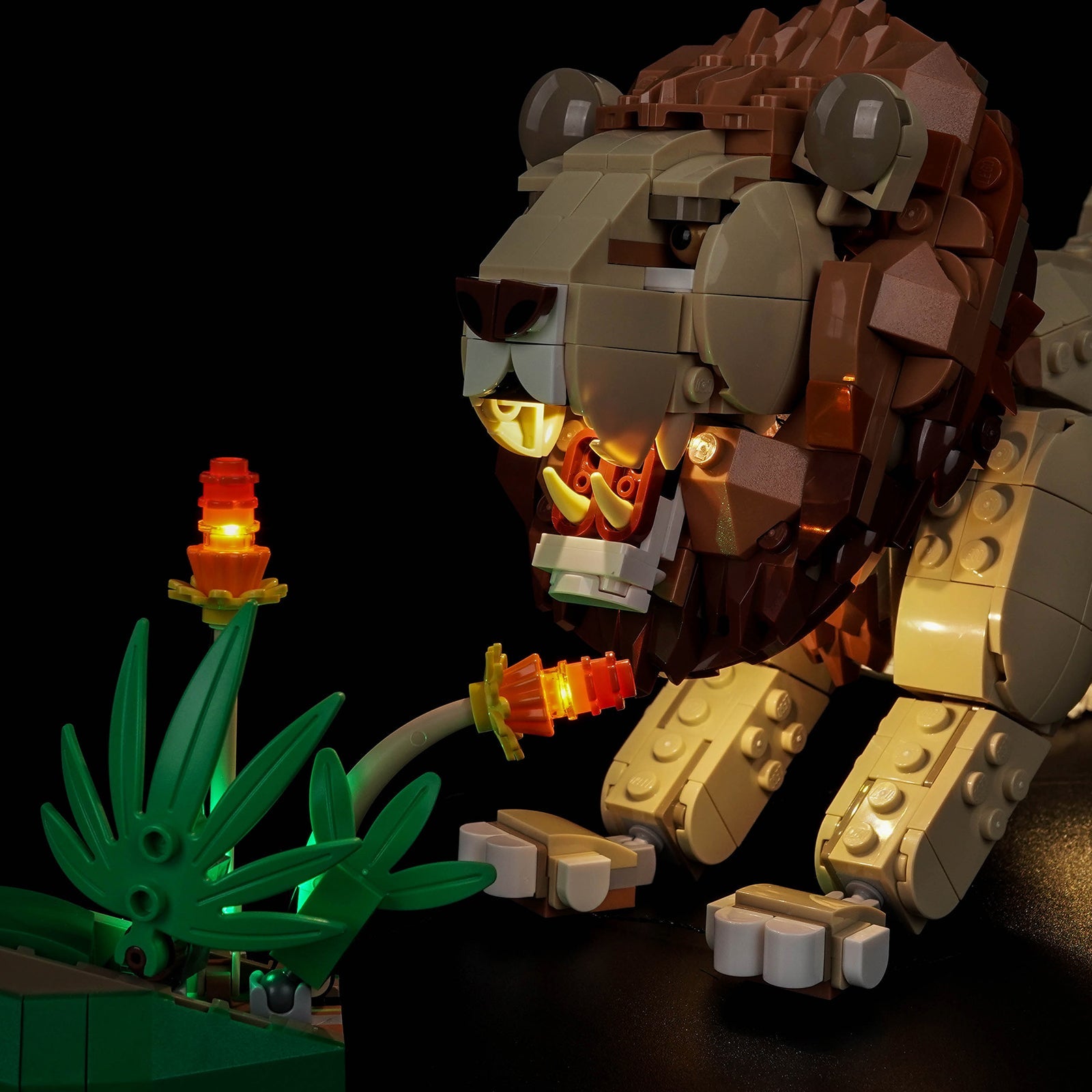 Bricklightlab Light Kit for LEGO Creator 3-in-1 Wild Animals: Majestic Lion 31386