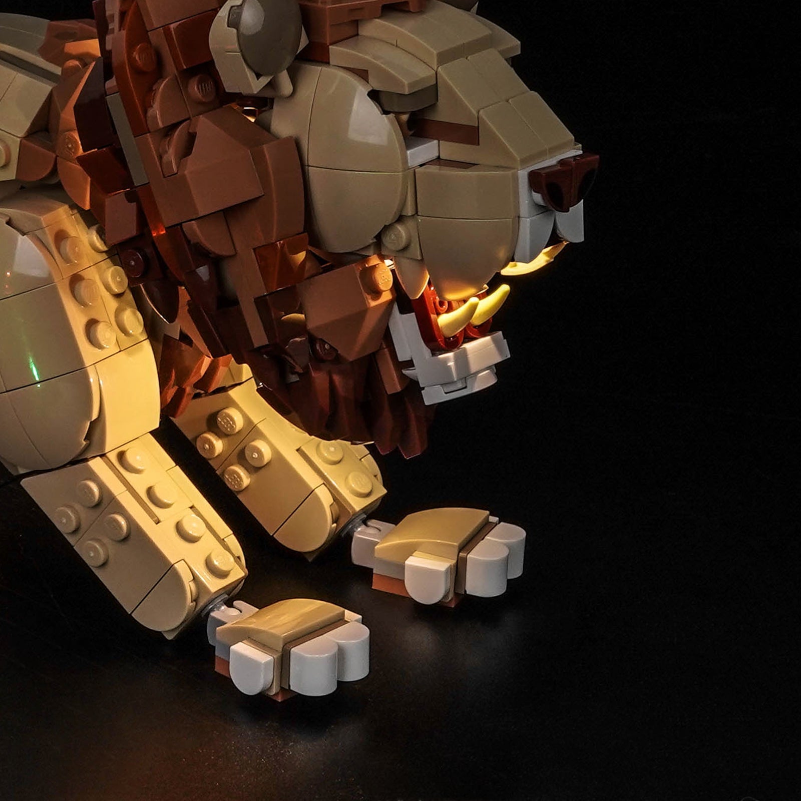 Bricklightlab Light Kit for LEGO Creator 3-in-1 Wild Animals: Majestic Lion 31386