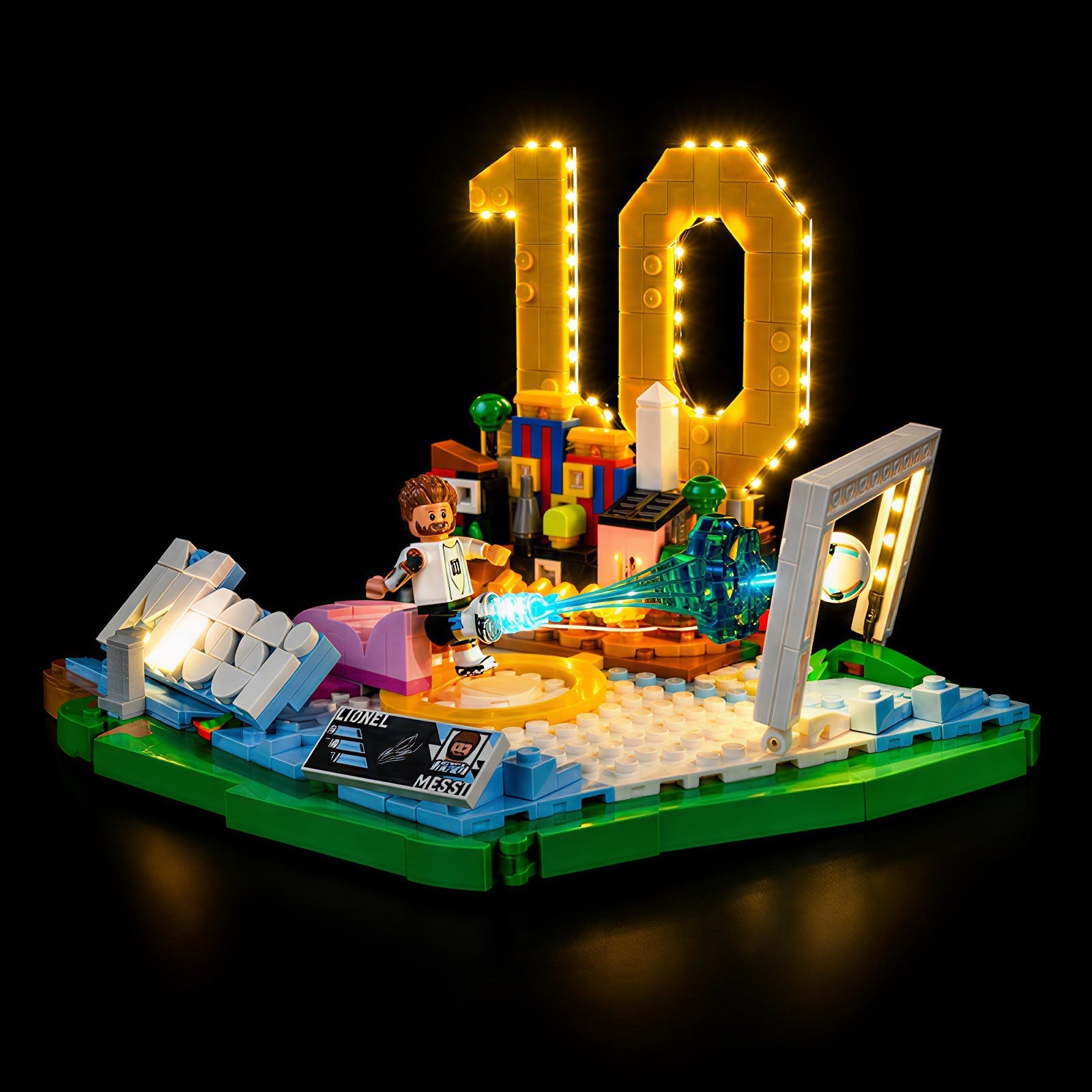 LED-belysningssæt til LEGO® Editions Lionel Messi – Fodboldhøjdepunkter 43011 (Elite Edition)