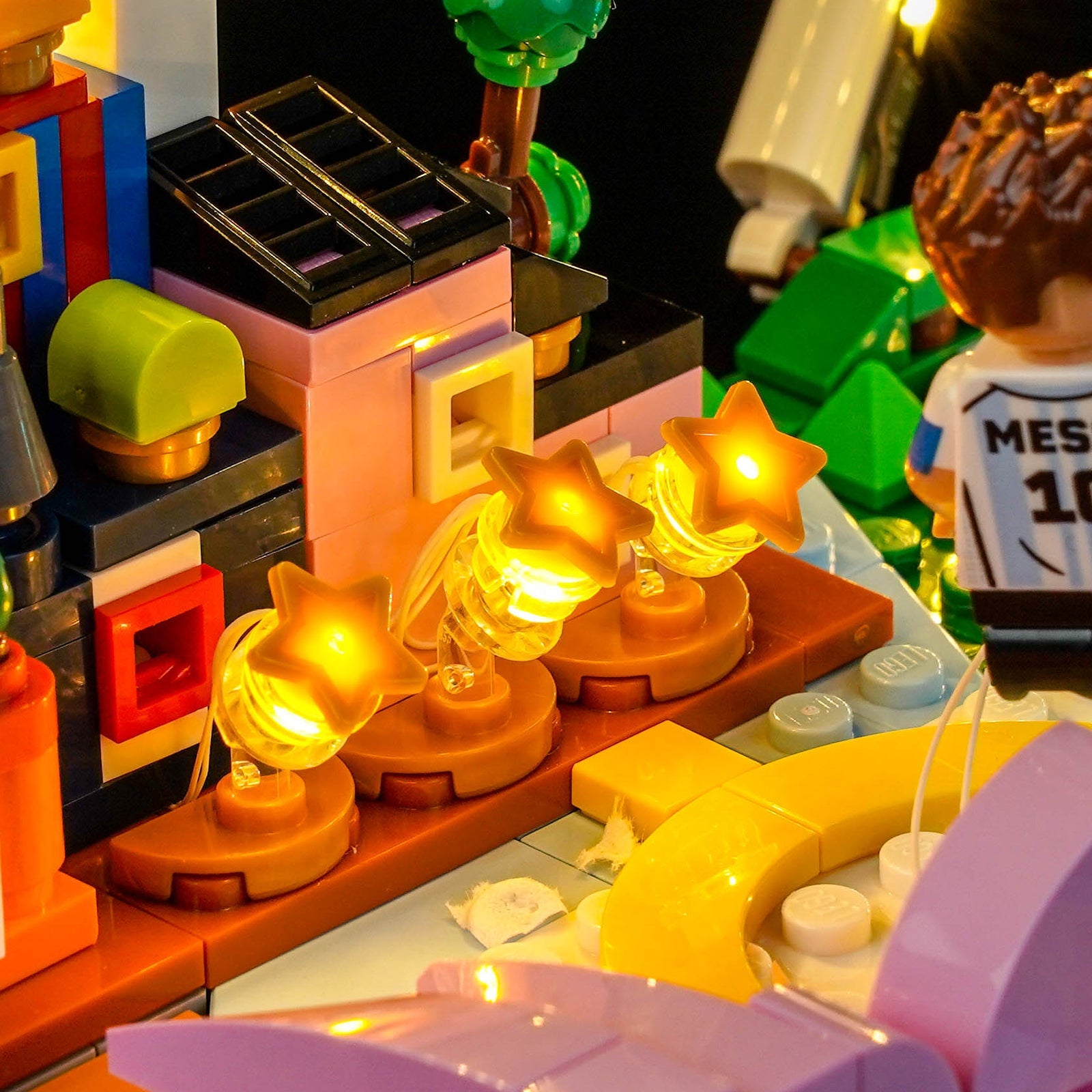 LED-belysningssæt til LEGO® Editions Lionel Messi – Fodboldhøjdepunkter 43011 (Elite Edition)