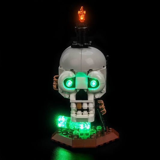 LED-Beleuchtungsset für LEGO® Halloween Totenkopf-Kerze 40883