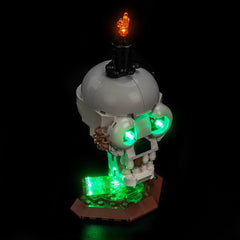 LED-Beleuchtungsset für LEGO® Halloween Totenkopf-Kerze 40883