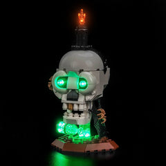LED-Beleuchtungsset für LEGO® Halloween Totenkopf-Kerze 40883