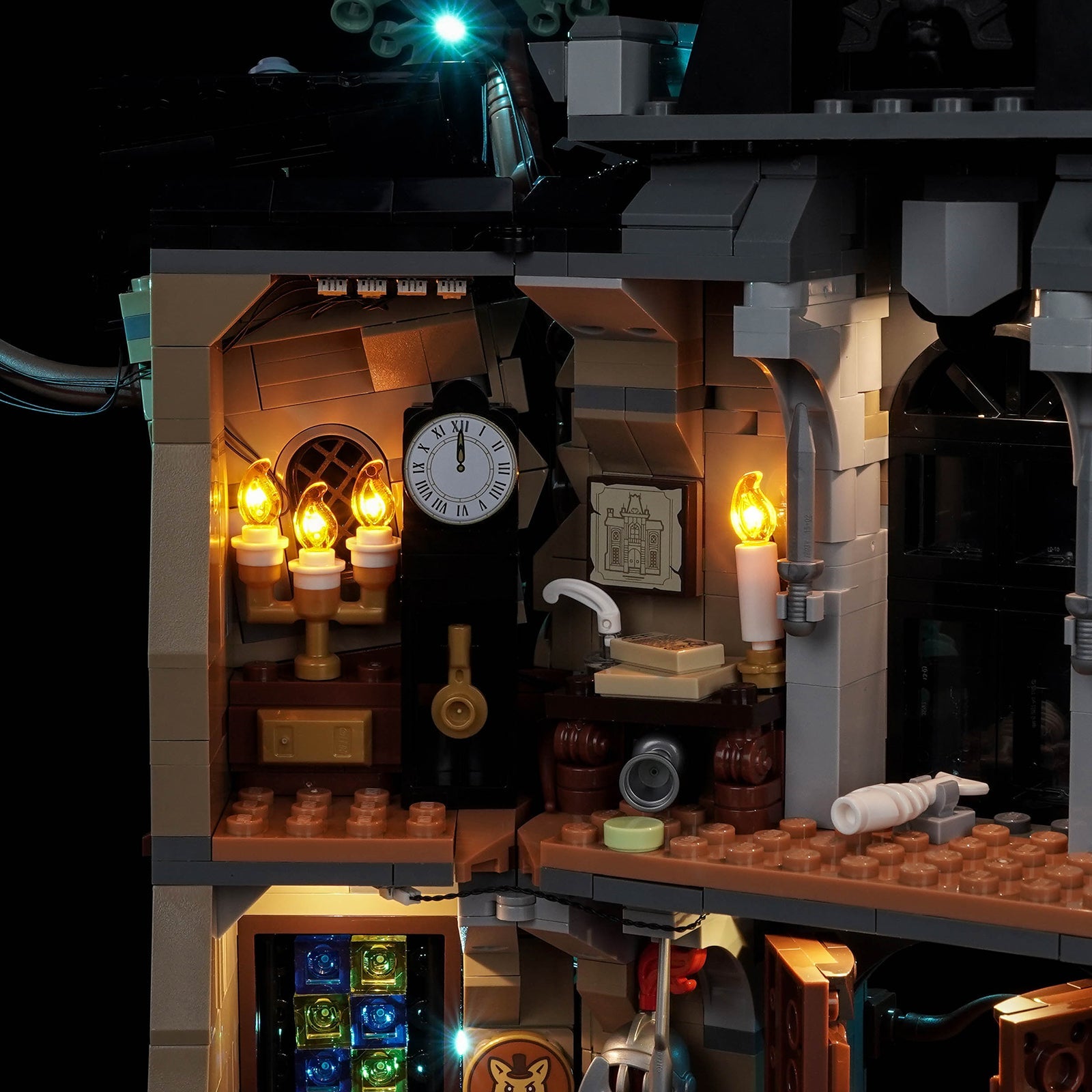 Bricklightlab Light Kit for LEGO Icons Mayor Manor 11383