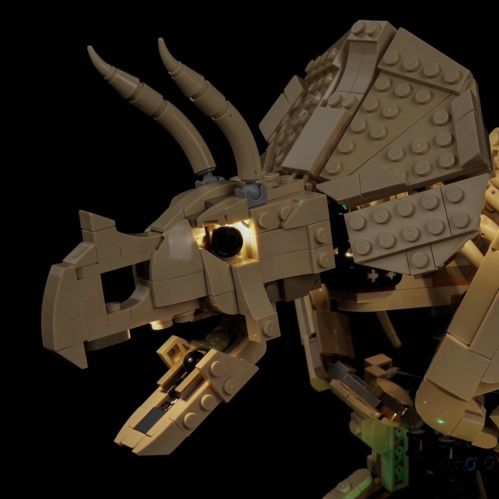 LED-Beleuchtungsset für LEGO® Jurassic World Dinosaurier-Fossilien: Triceratops 77985