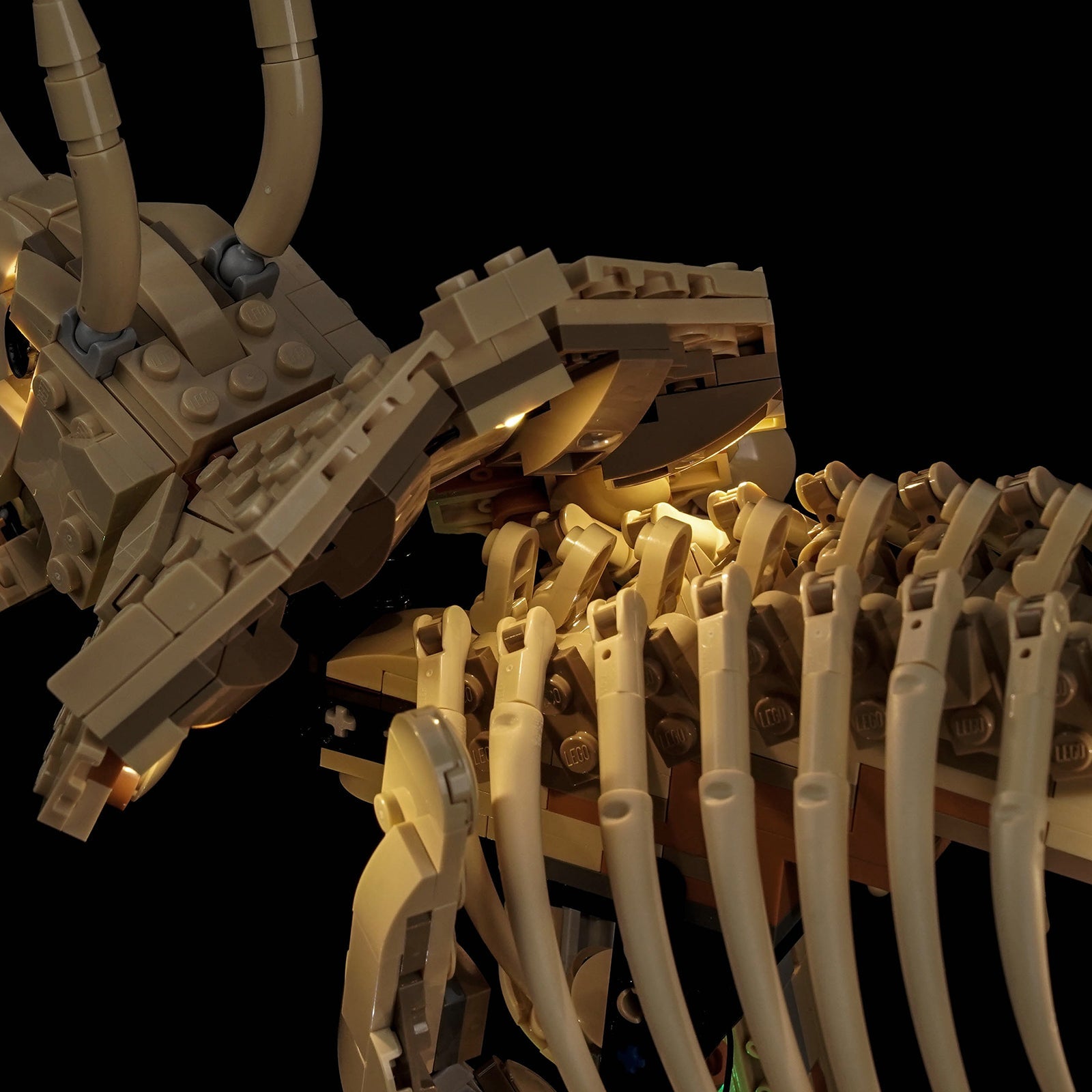 LED-Beleuchtungsset für LEGO® Jurassic World Dinosaurier-Fossilien: Triceratops 77985