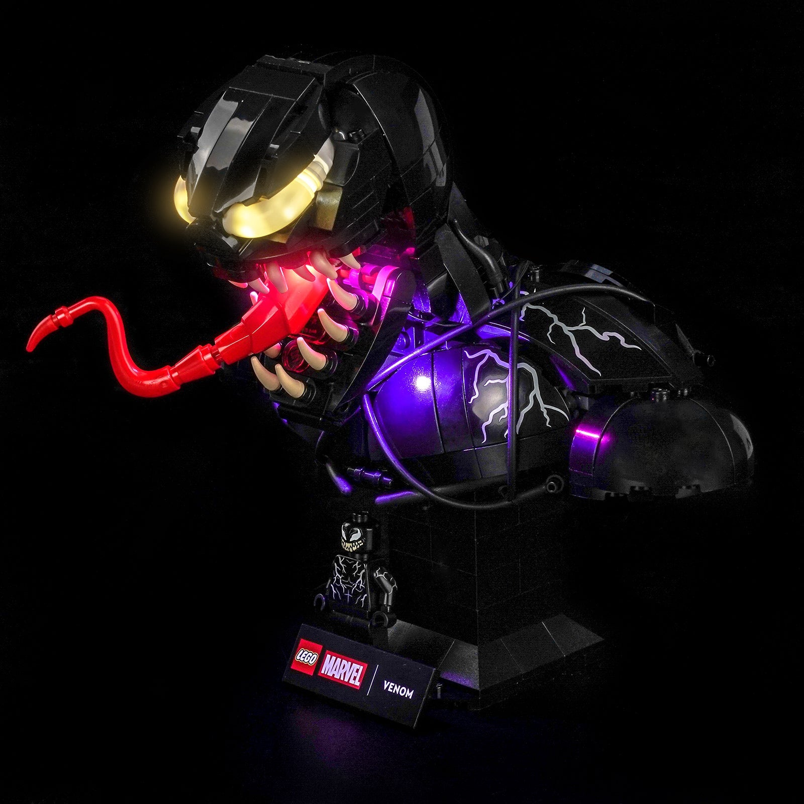 Kit luci LED per LEGO® Marvel Venom Busto 76356