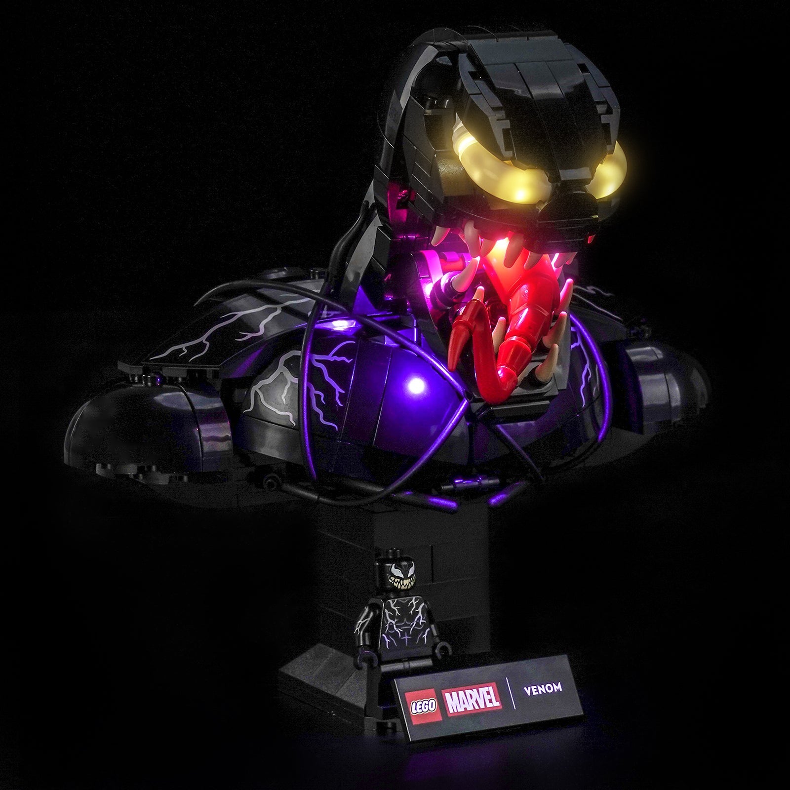 Kit luci LED per LEGO® Marvel Venom Busto 76356