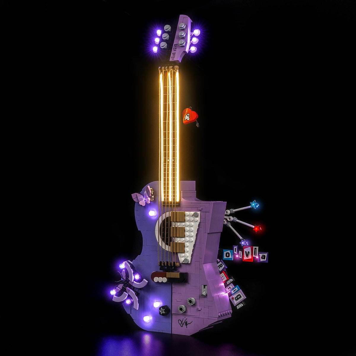 Set de luces LED para la doble guitarra 43031 de Olivia Rodrigo de LEGO® Editions
