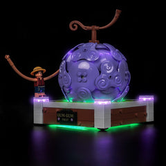 LED-Beleuchtungsset für LEGO® One Piece Teufelsfrucht Gum-Gum-Frucht 75647