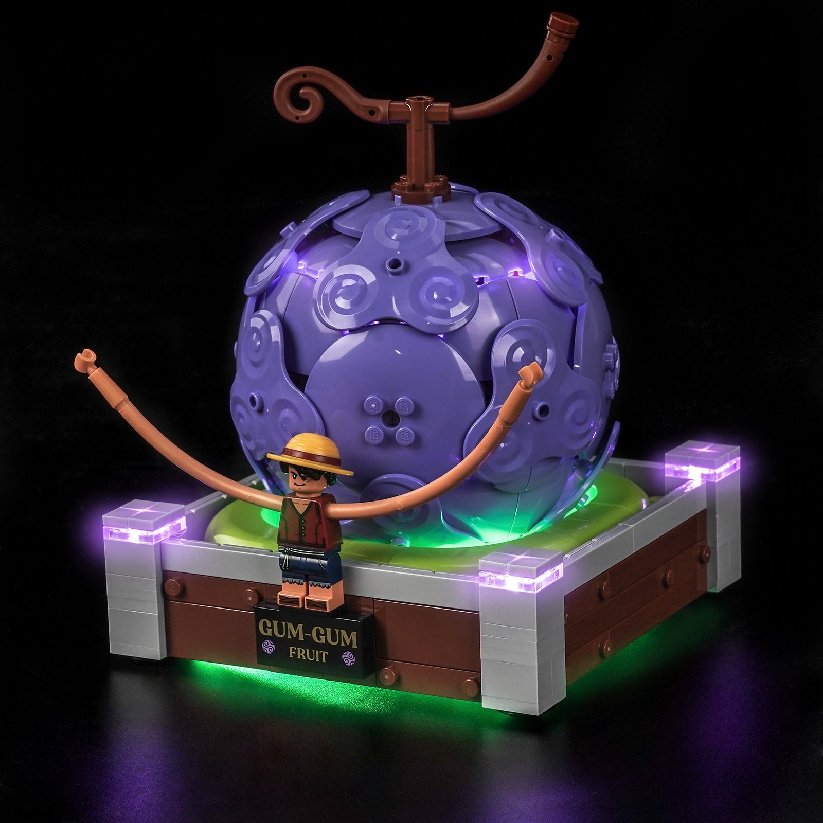 LED-Beleuchtungsset für LEGO® One Piece Teufelsfrucht Gum-Gum-Frucht 75647