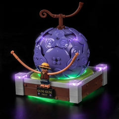 LED-Beleuchtungsset für LEGO® One Piece Teufelsfrucht Gum-Gum-Frucht 75647