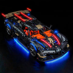 Bricklightlab Light Kit for LEGO Technic Koenigsegg Sadair's Spear Megacar 42232