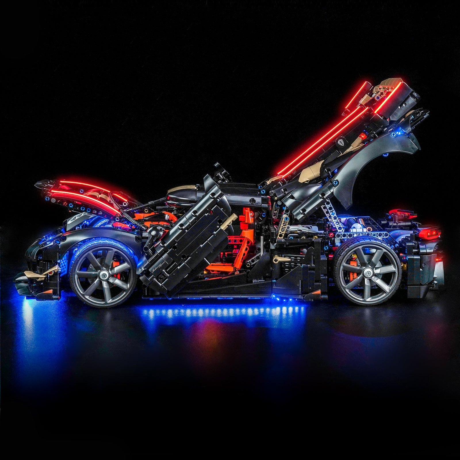 Bricklightlab Light Kit for LEGO Technic Koenigsegg Sadair's Spear Megacar 42232