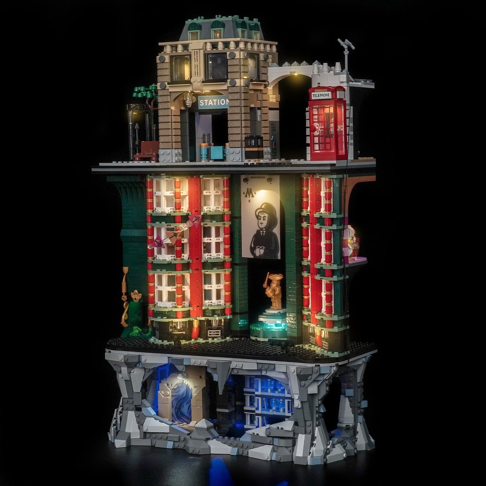 Bricklightlab Light Kit for LEGO Harry Potter The Ministry of Magicâ„?â€?Collectors' Edition 76476