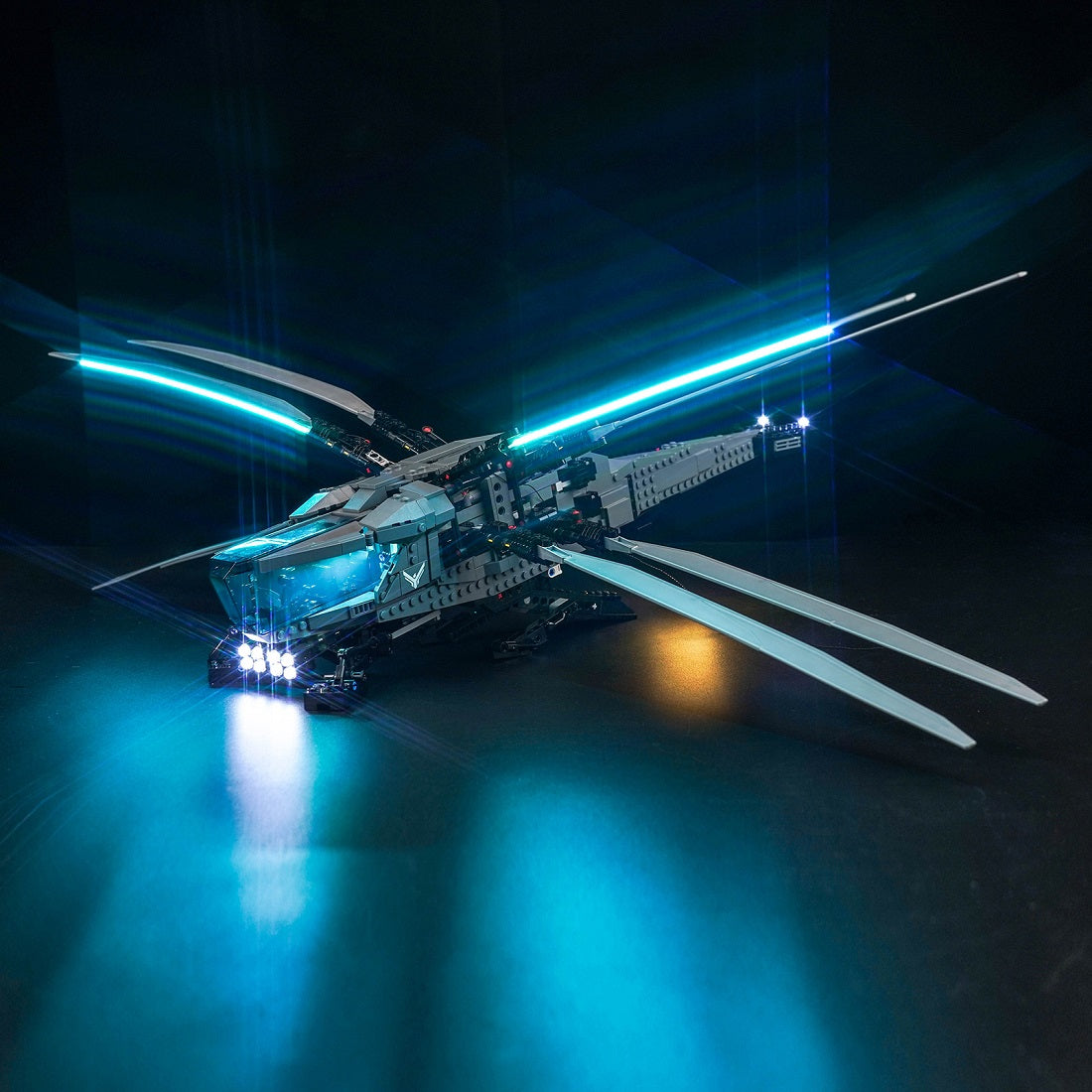 LED-beleuchtungsset für LEGO® Icons Dune Atreides Royal Ornithopter 10327 GC Version