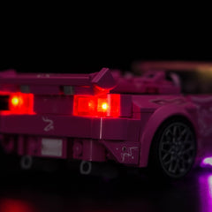 LED-beleuchtungsset für LEGO® Speed Champions 2 Fast 2 Furious Honda S2000 77241