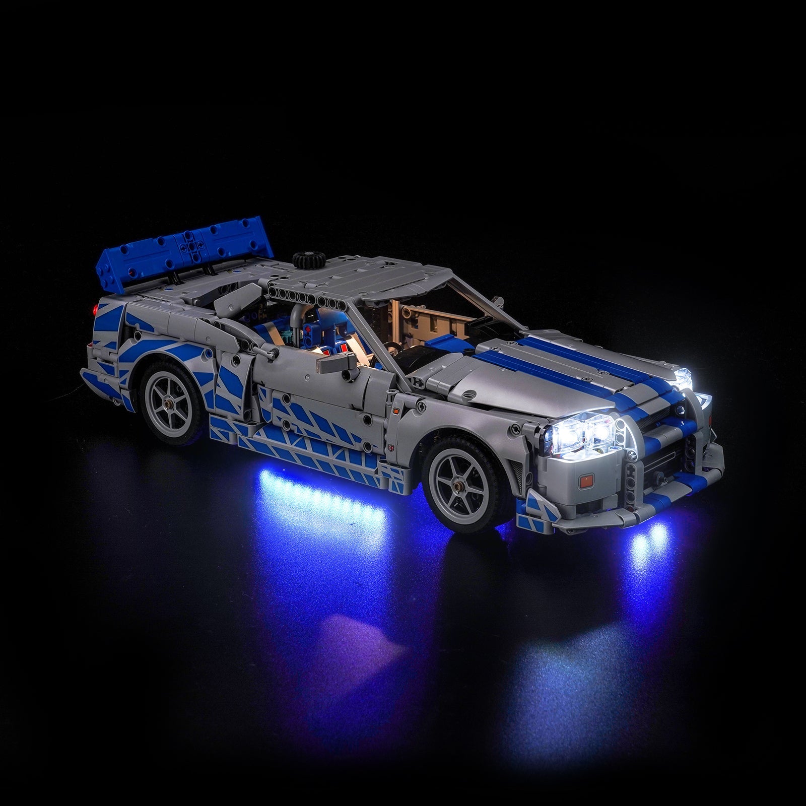 LED-Beleuchtungsset für LEGO® Technic 2 Fast 2 Furious Nissan Skyline GT-R (R34) (42210)