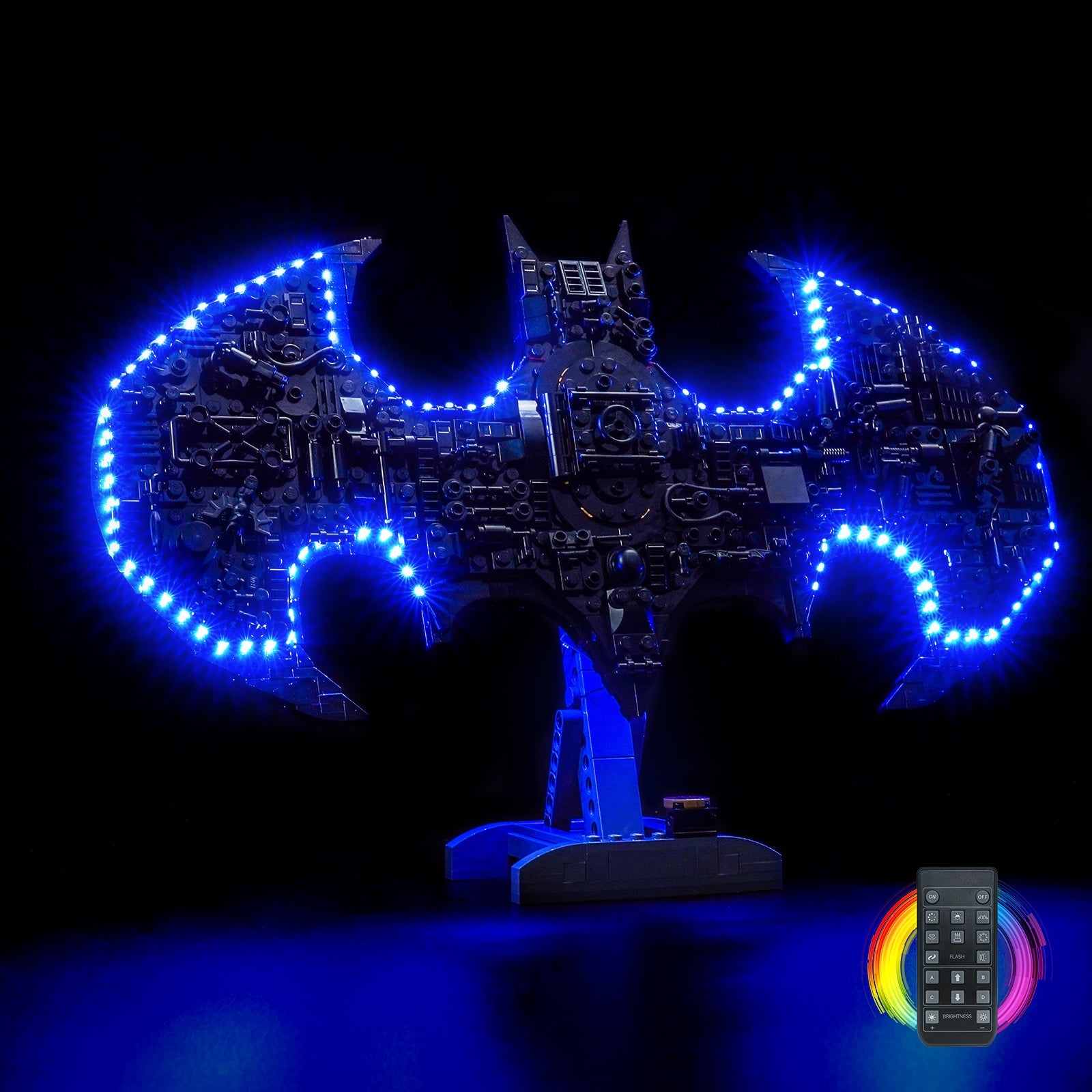 LED-belysningssæt til LEGO® Batman™ logo – 76330 fjernbetjeningsversion