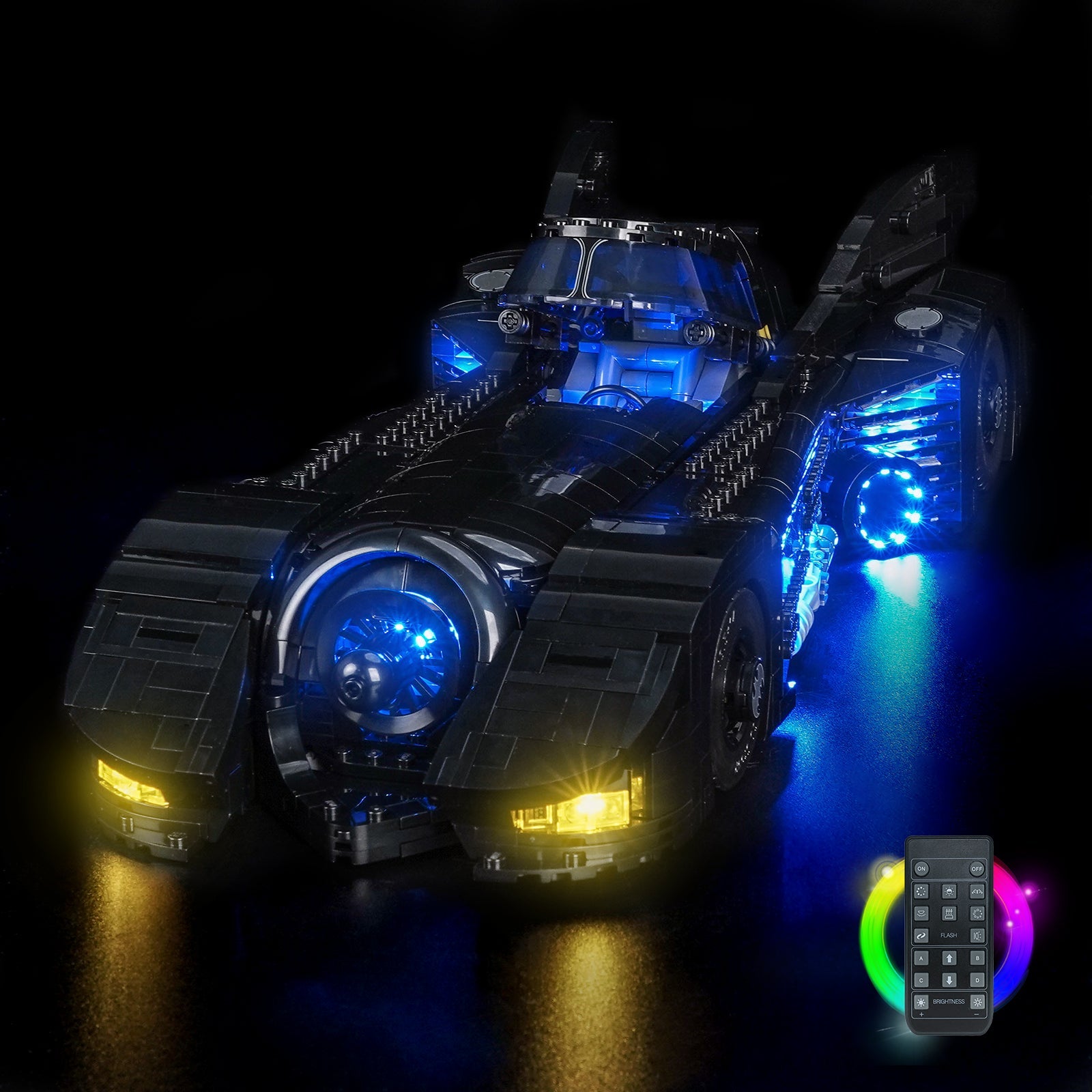 Bricklightlab LED-Beleuchtungsset für LEGO Batman Returns Batmobil 76355