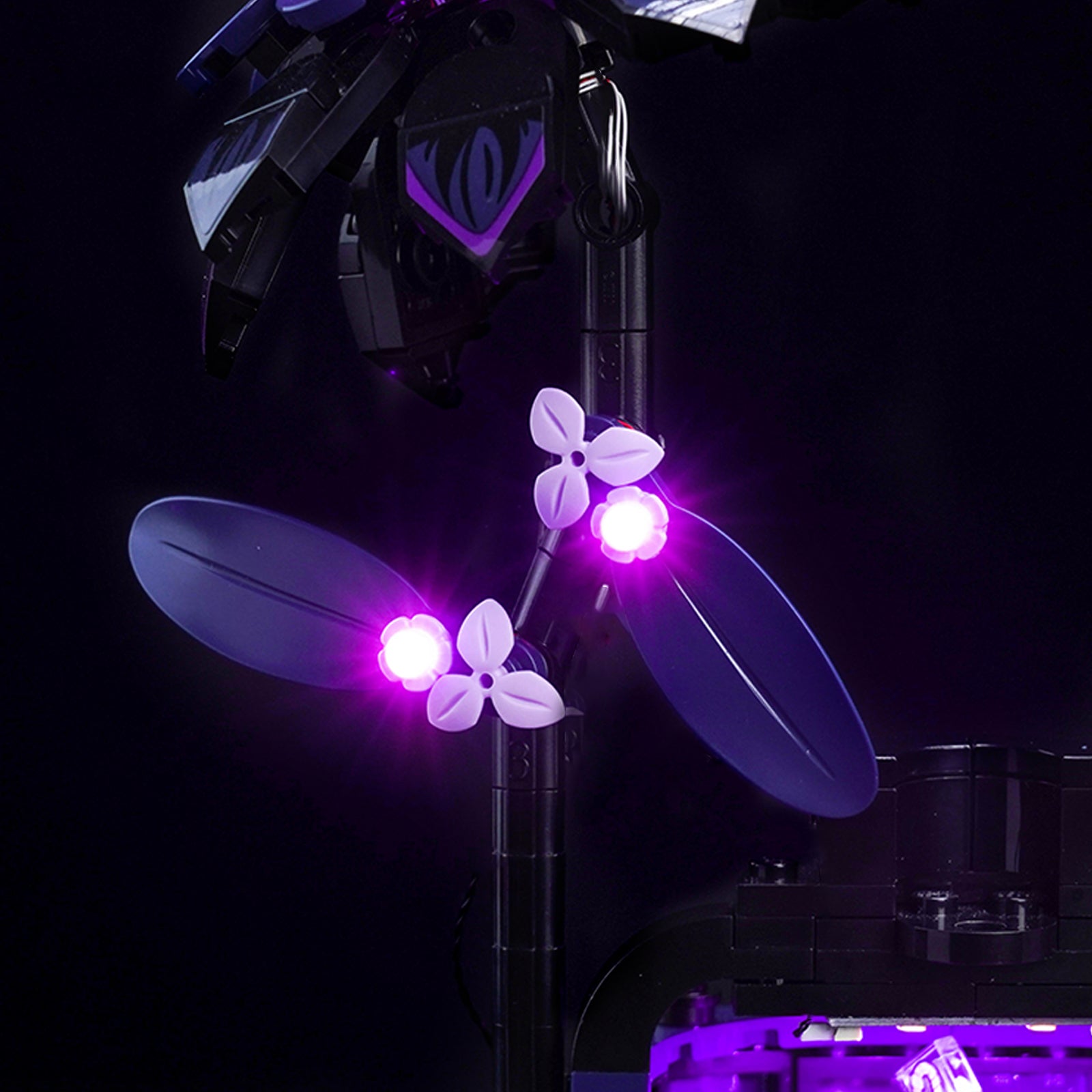 LED-beleuchtungsset für LEGO® Wednesday Sets Black Dahlia Flower 76784