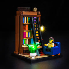 LED-beleuchtungsset für LEGO® Ideas Books Are My Passion 40698