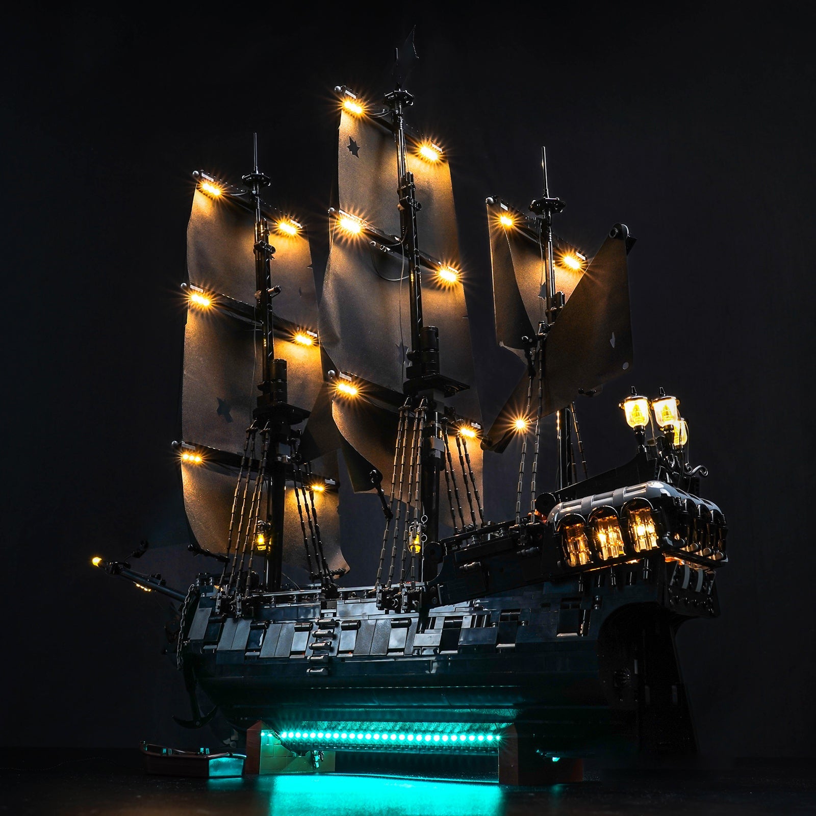 LED Beleuchtungsset für LEGO® Icons Captain Jack Sparrows Piratenschiff (10365)