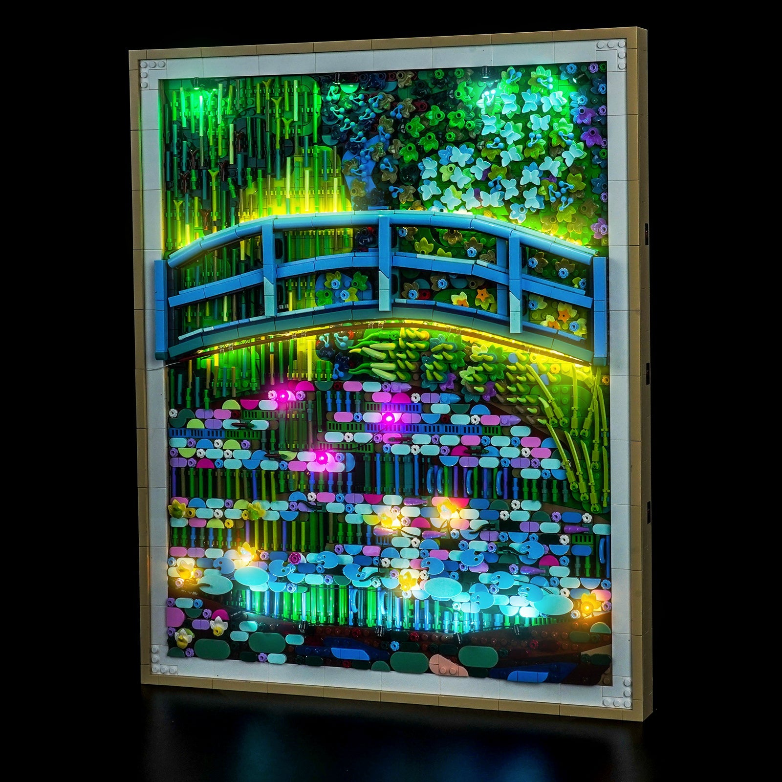LED-belysningssæt til LEGO® Art Claude Monet – Vandliljebro (31220) fjernbetjeningsversion
