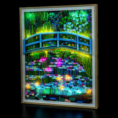 LED-belysningssæt til LEGO® Art Claude Monet – Vandliljebro (31220) fjernbetjeningsversion