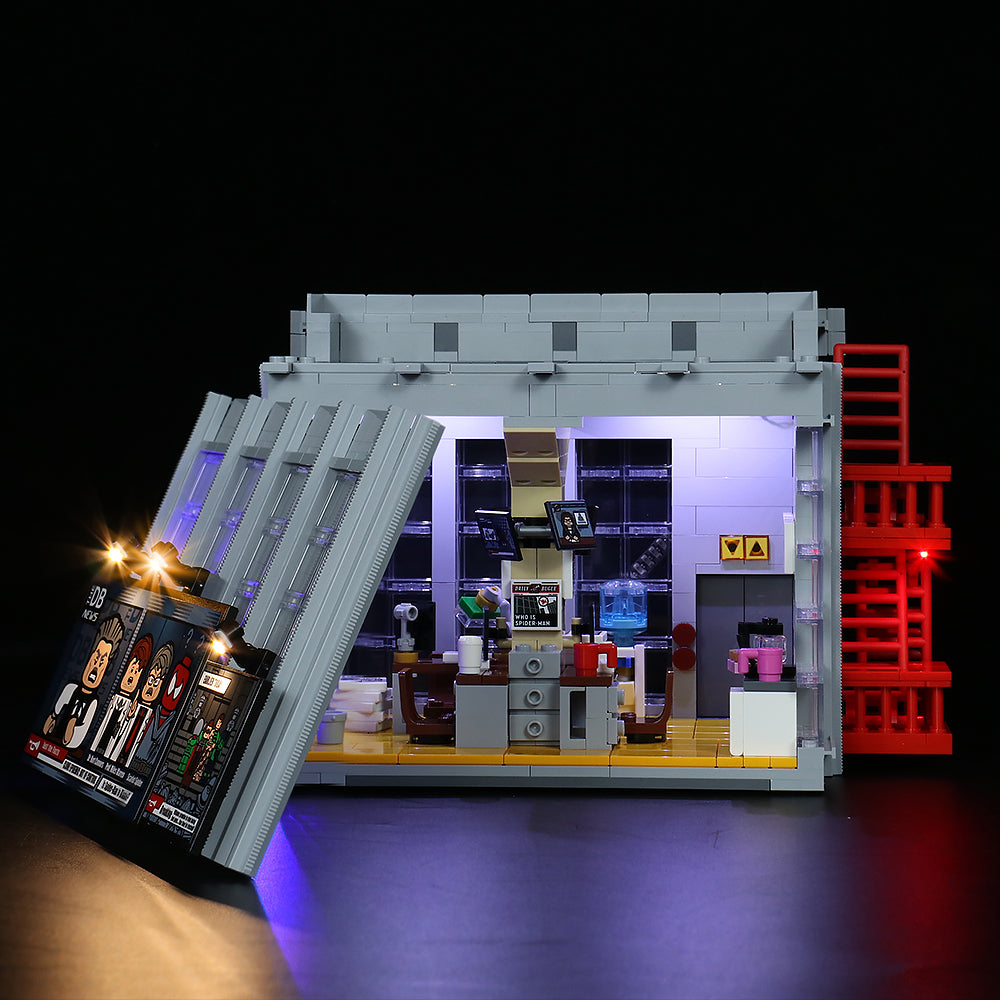 LED-Beleuchtungsset für LEGO® Marvel Daily Bugle 76178 Fernbedienungs-Version