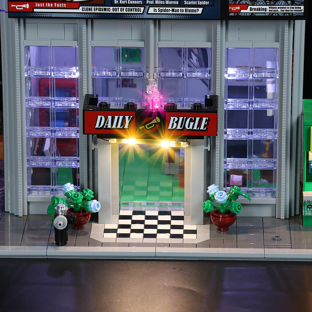 LED-Beleuchtungsset für LEGO® Marvel Daily Bugle 76178 Fernbedienungs-Version