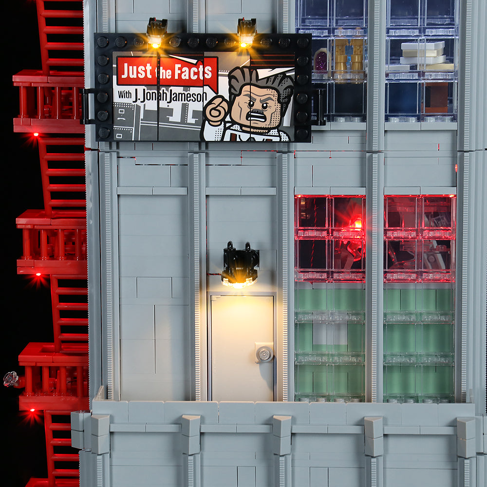 LED-Beleuchtungsset für LEGO® Marvel Daily Bugle 76178 Fernbedienungs-Version
