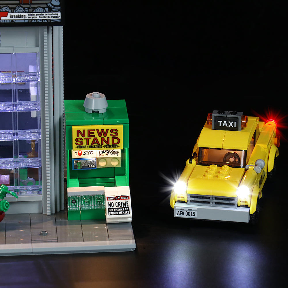 LED-Beleuchtungsset für LEGO® Marvel Daily Bugle 76178 Fernbedienungs-Version