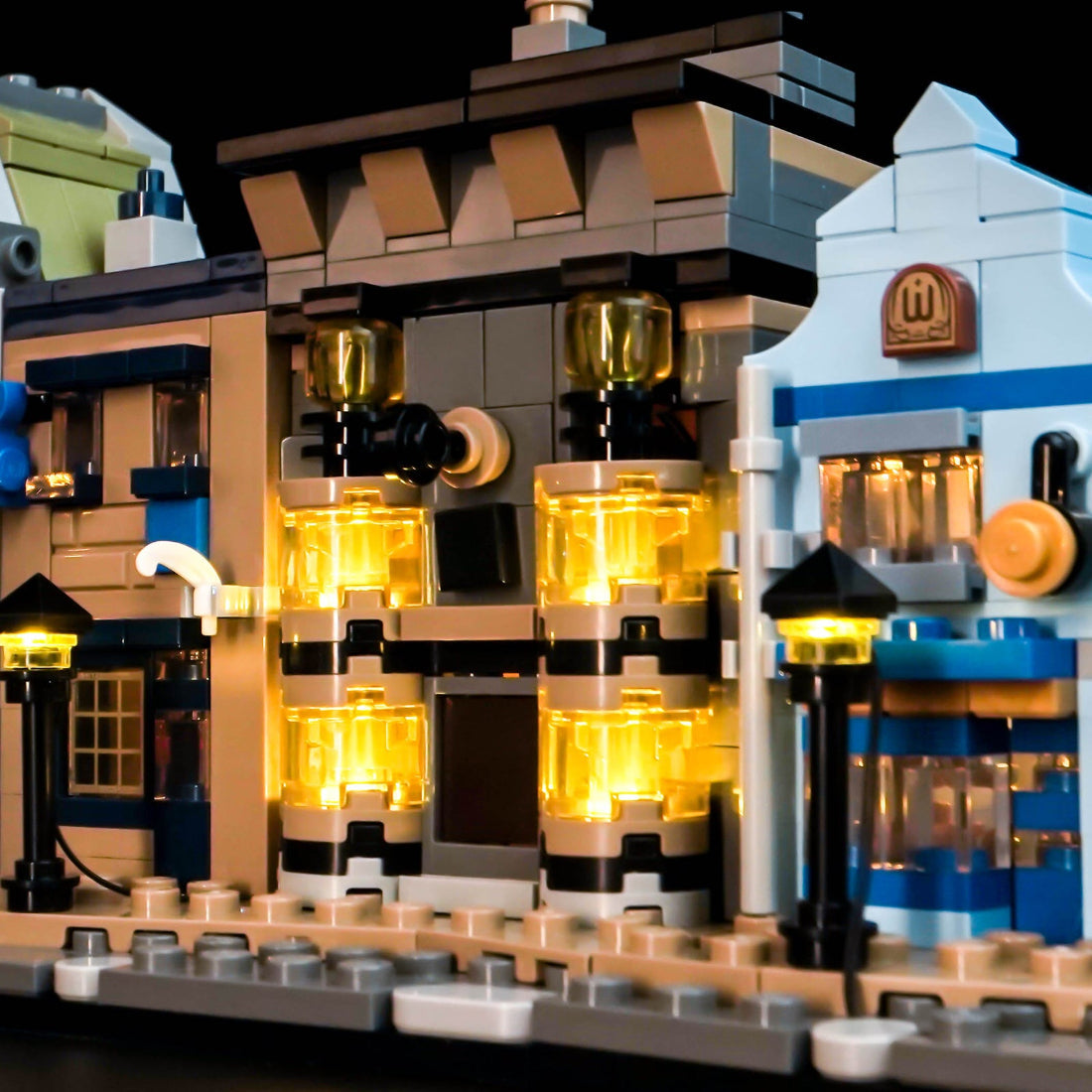LED-beleuchtungsset für LEGO® Harry Potter Diagon Alley™ Wizarding Shops 76444