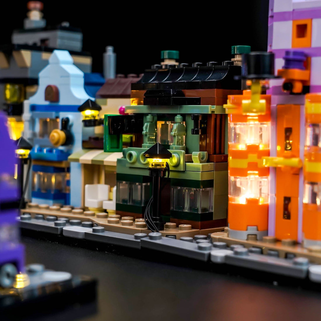 LED-beleuchtungsset für LEGO® Harry Potter Diagon Alley™ Wizarding Shops 76444