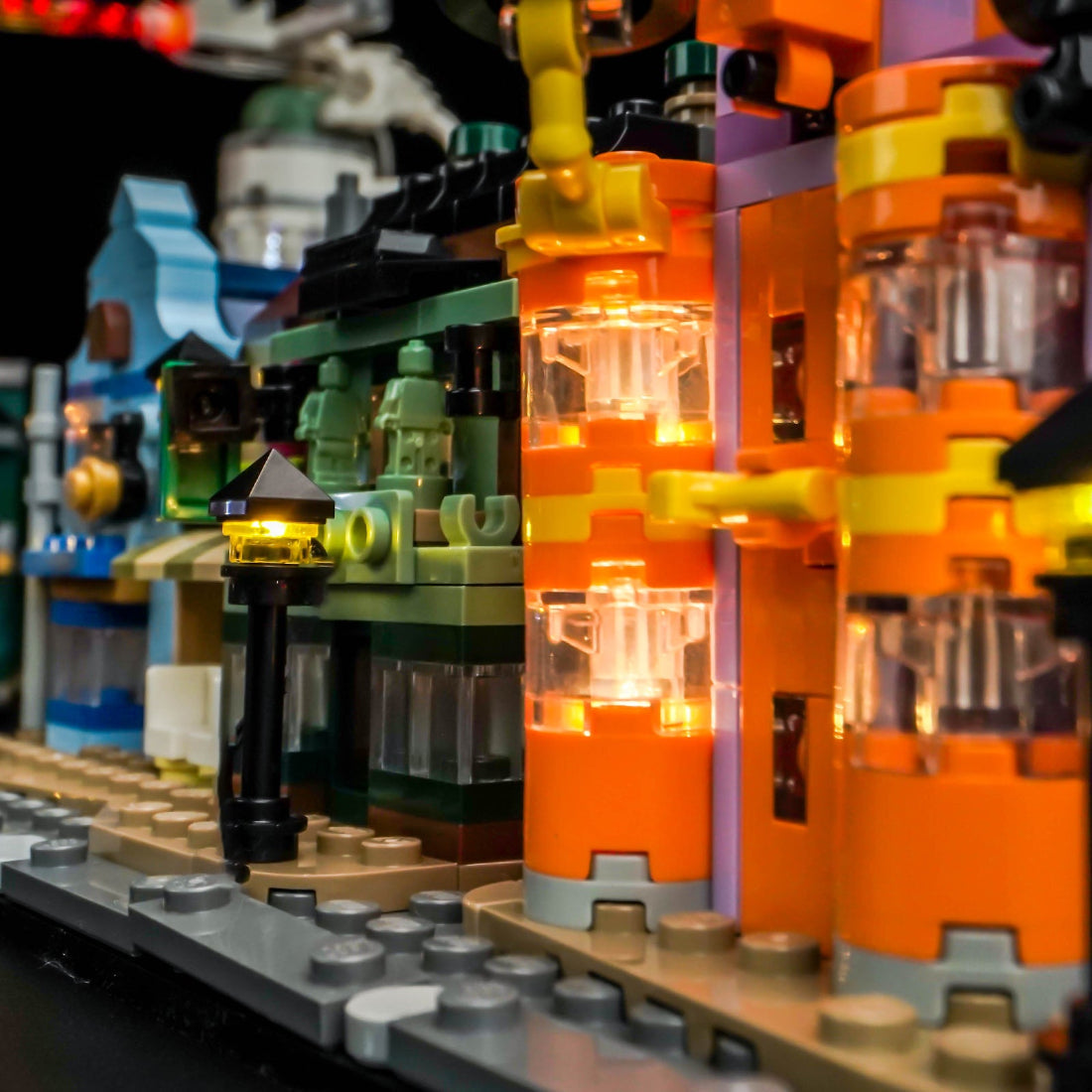 LED-beleuchtungsset für LEGO® Harry Potter Diagon Alley™ Wizarding Shops 76444