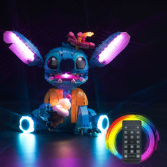 LED-beleuchtungsset für LEGO® Disney Stitch 43249