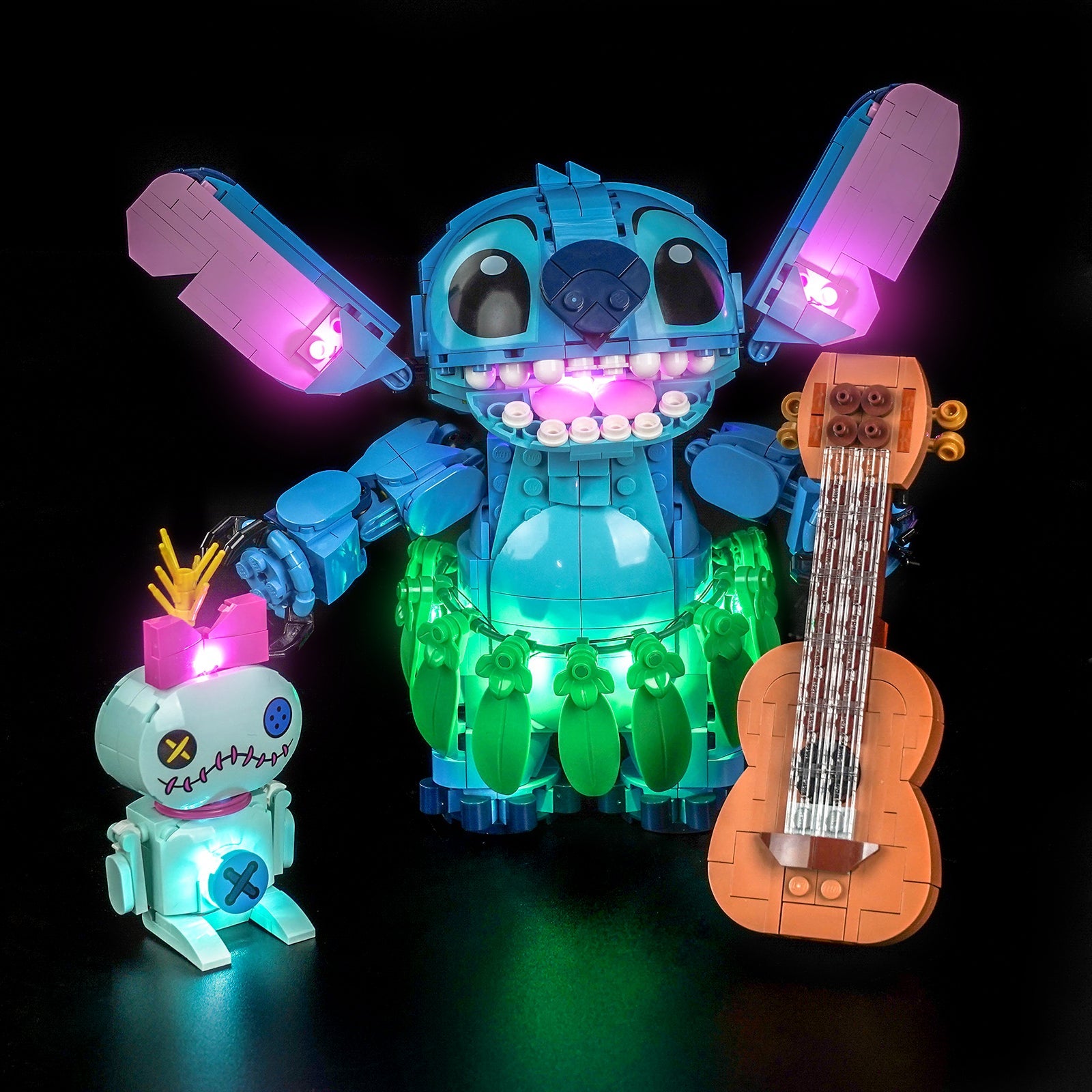 LED-Beleuchtungsset für LEGO® Disney Stitch & Scrump 43296 (Elite Edition)